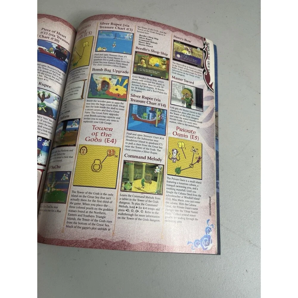 The Legend of Zelda The Wind Waker Prima Official Strategy Guide Nintendo GC